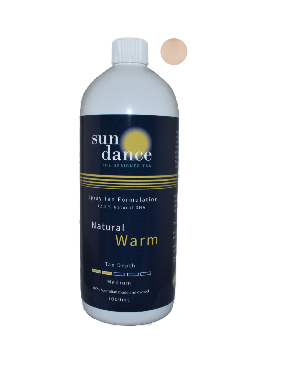 Spray Tan Formulation Natural Warm Level 2 1000mL Sundance The